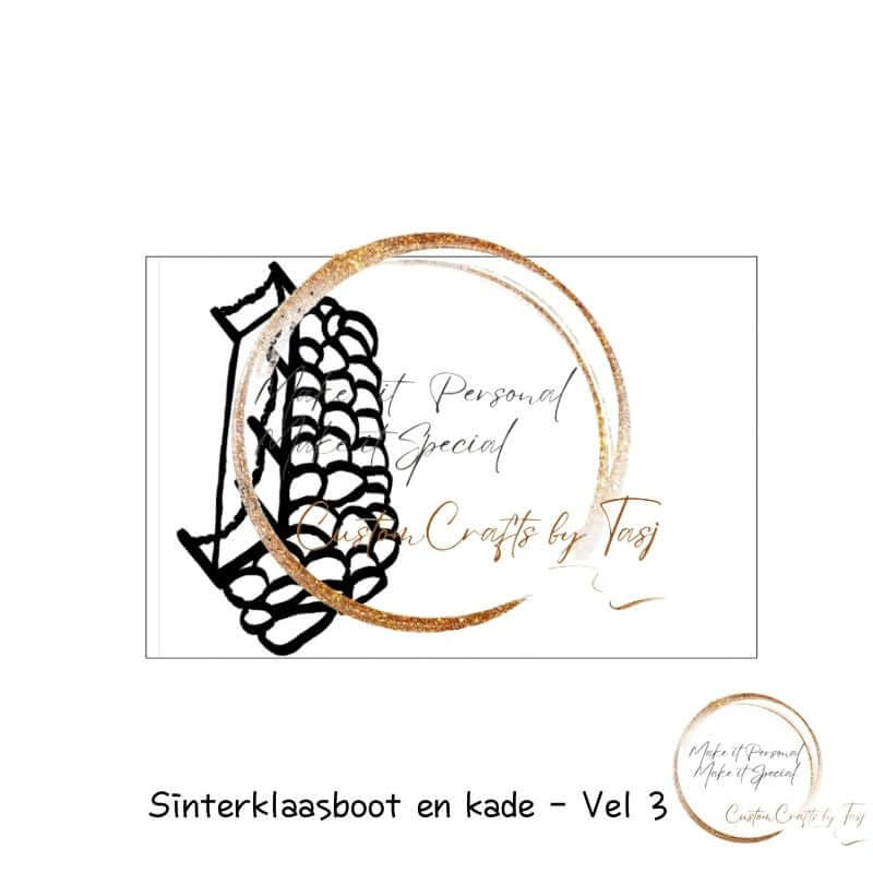 Herbruikbare Raamstickers | Herfst | Sinterklaasboot kade Pietjes en Welkom - Herbruikbare raamstickers