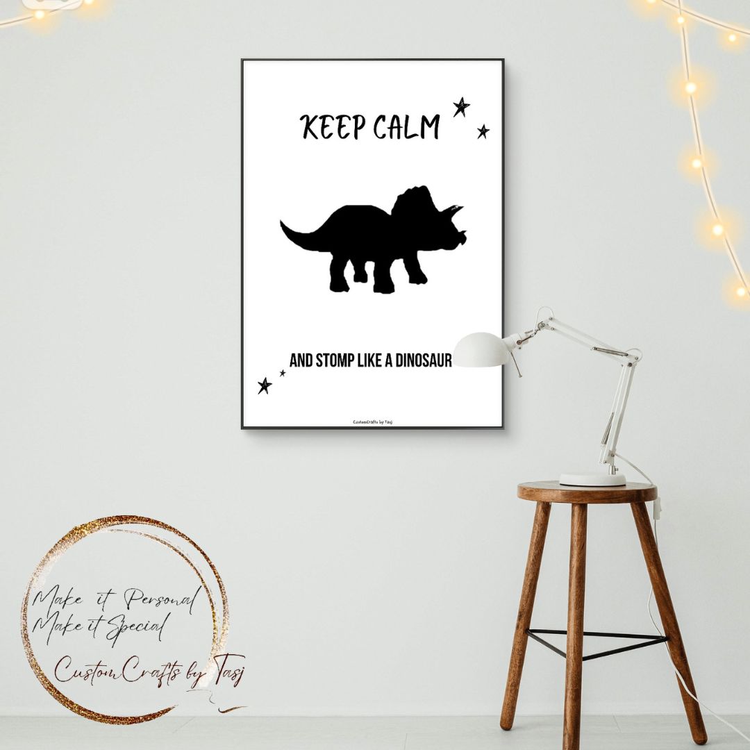 Poster Dino | Keep Calm...